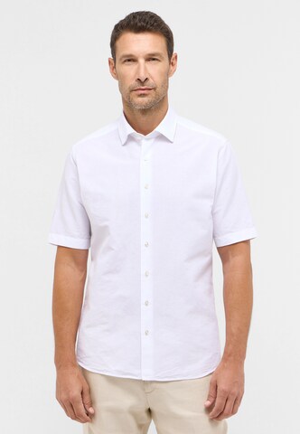 ETERNA Regular fit Overhemd in Wit: voorkant