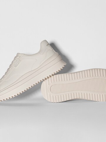 Bershka Platform trainers in White