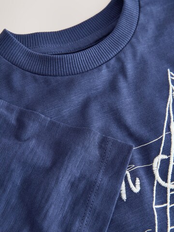 T-Shirt Next en bleu