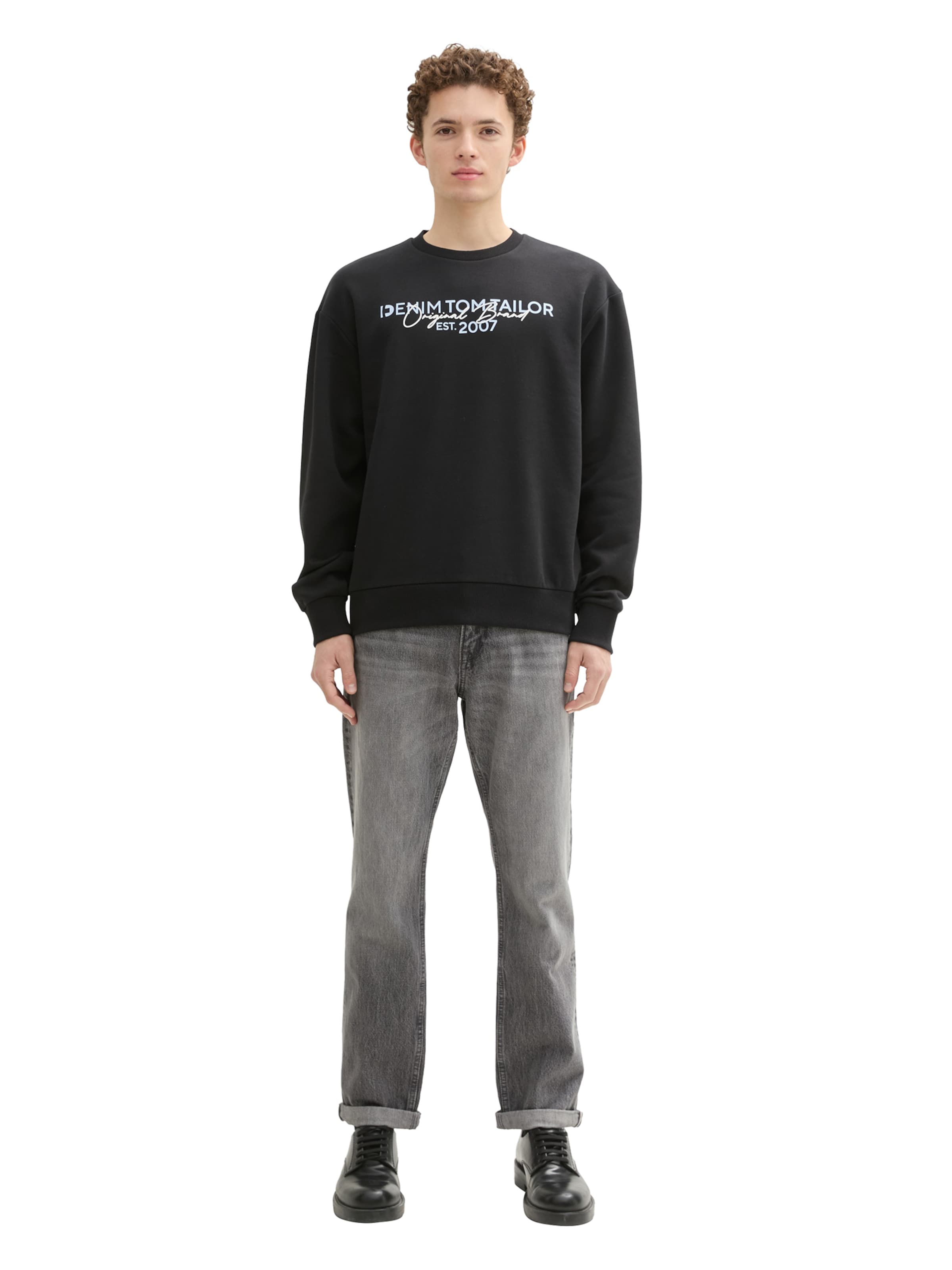 TOM TAILOR DENIM Regular Дънки 'AEDAN' в сиво