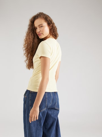 Maglietta 'ESSENTIAL' di Tommy Jeans in giallo