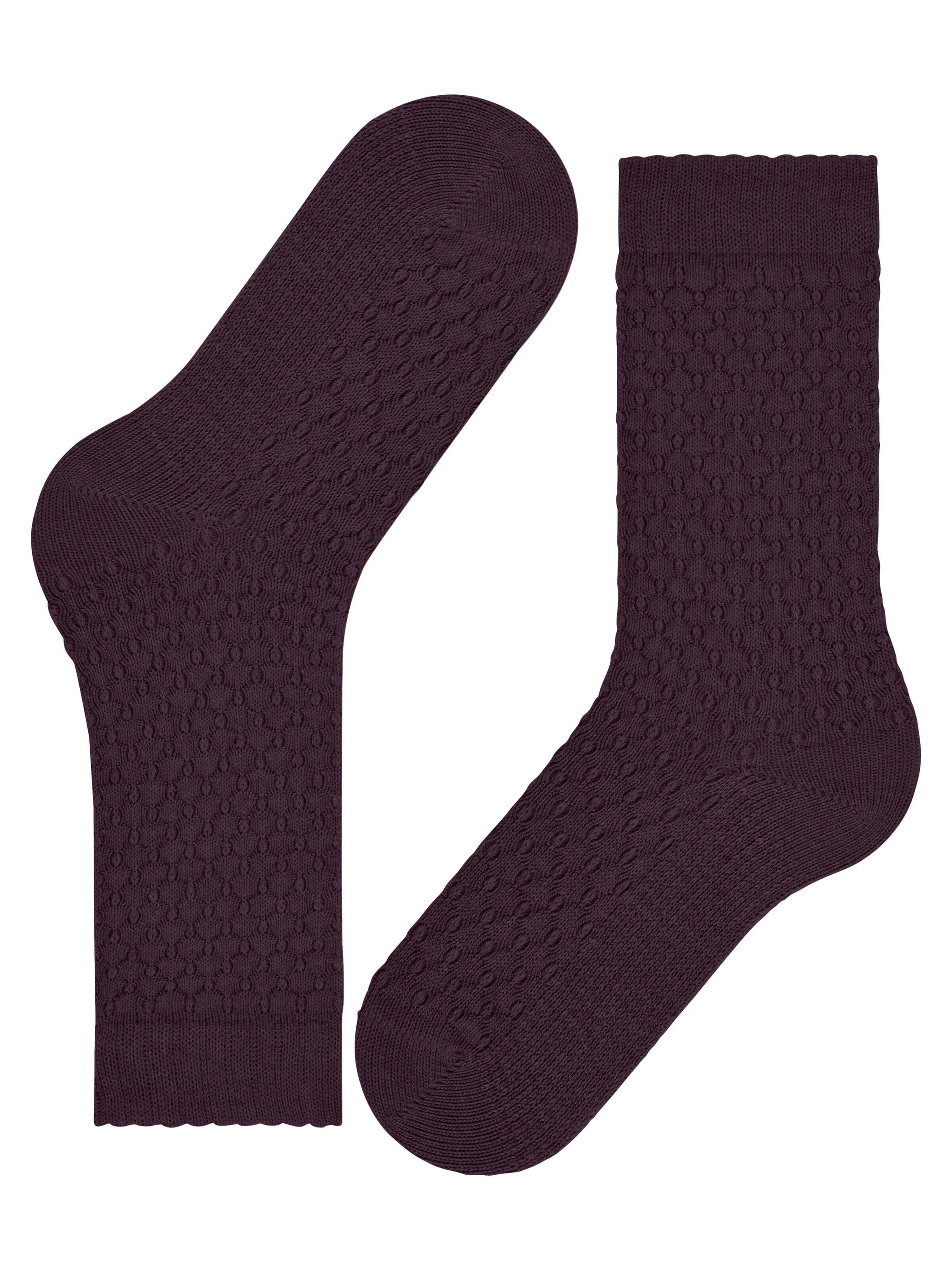 BURLINGTON Socken 'Orkney' in Lila