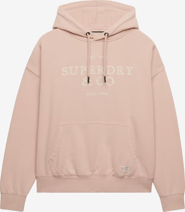 Superdry & Co Μπλούζα φούτερ σε ροζ: μπροστά