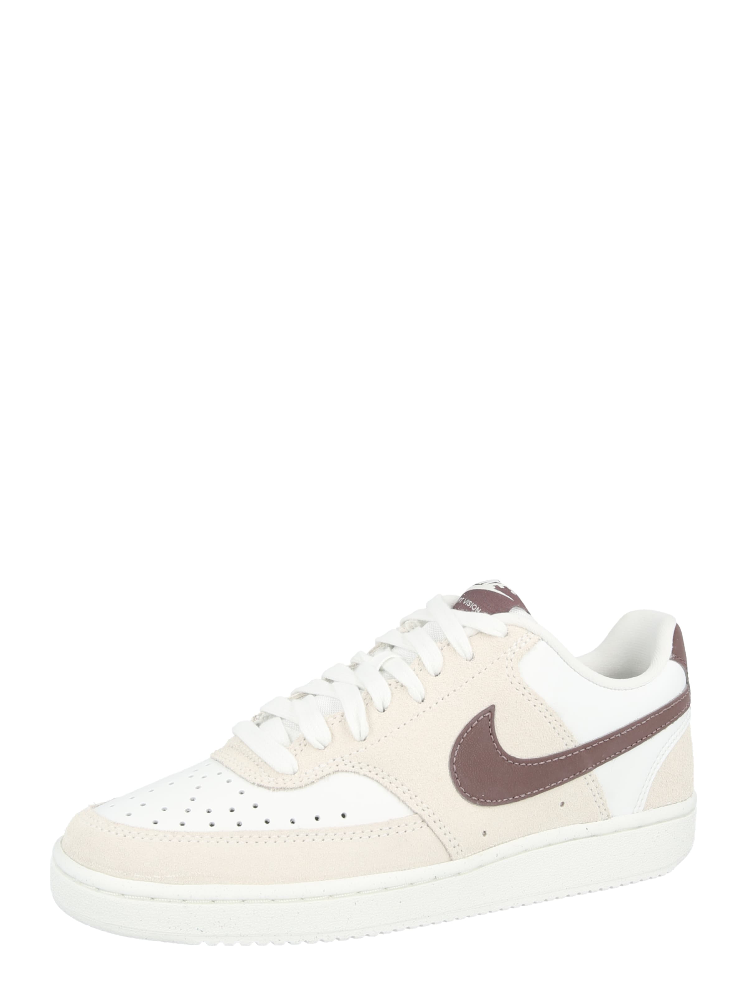 Nike Sportswear Nizke superge 'Court Vision' v velikosti 36  | chamois / čokolada / bela barva, Prikaz izdelka