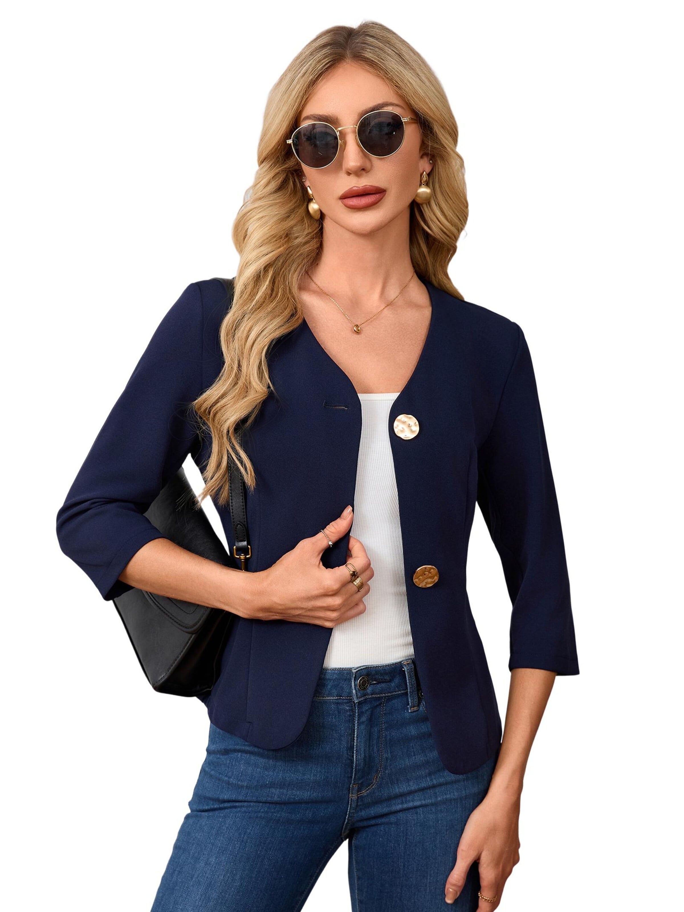 Yesfashion Blazer‌‌‌‌‌‌‌ in Blau: Vorderseite