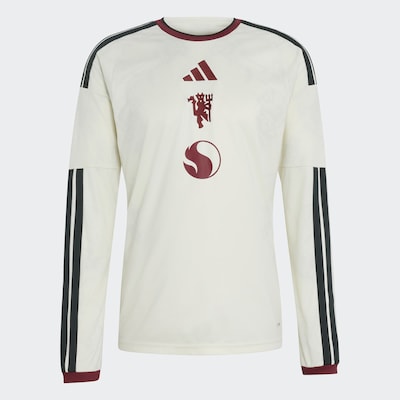 ADIDAS PERFORMANCE Tricot 'Manchester United 26/27' in XS in de kleur Ivoor / Karmijnrood / Zwart, Productweergave