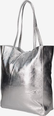 Shopper di Gave Lux in argento: frontale