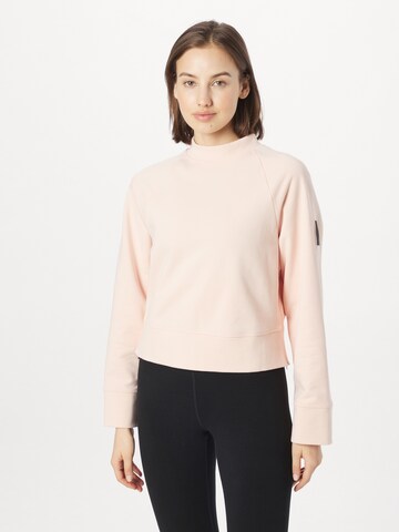 On Sweatshirt in Pink: front