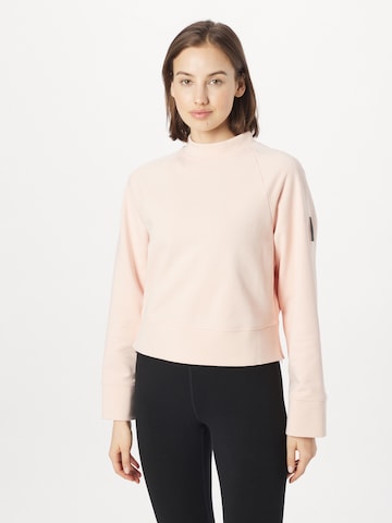 On Μπλούζα φούτερ σε ροζ: μπροστά