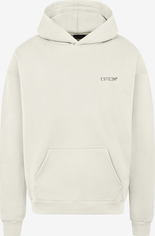 ESTEEM Sweatshirt in Wit: voorkant