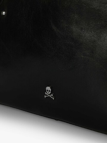 Scalpers Schultertasche 'Eyelet' in Schwarz