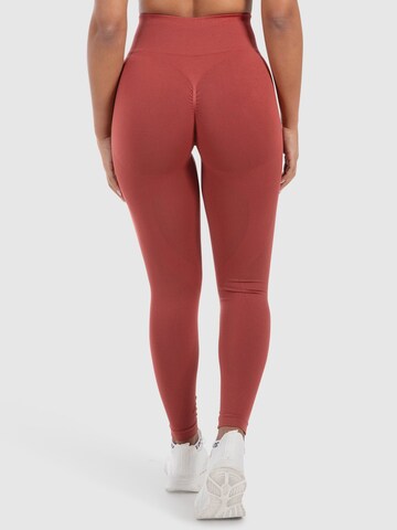 Coupe slim Leggings Smilodox en rose