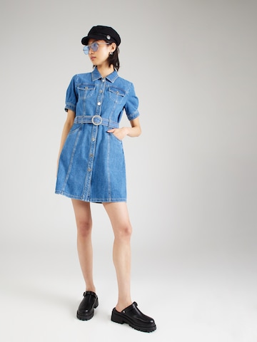 Liu Jo Sukienka koszulowa w kolorze niebieski