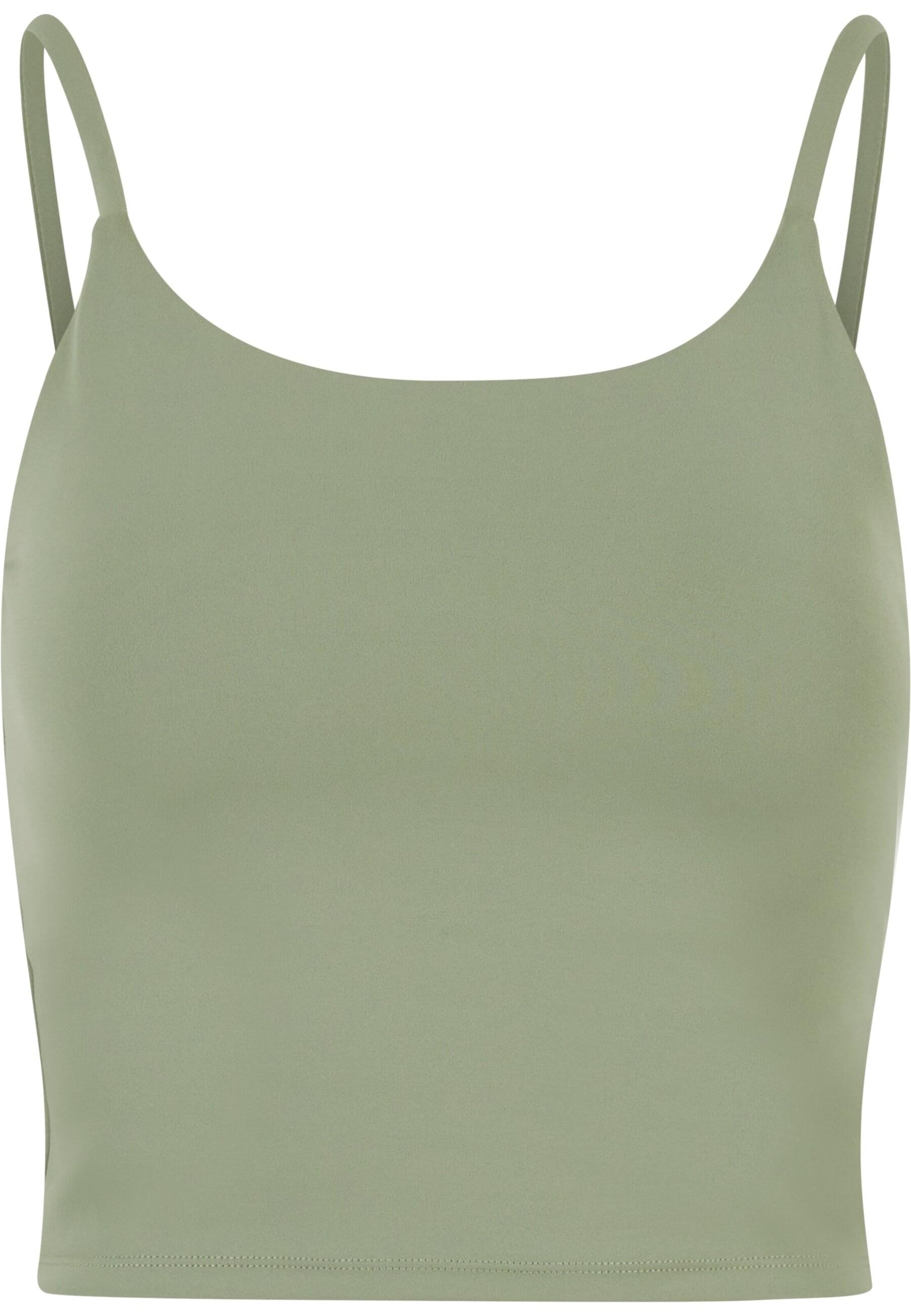 Urban Classics Tričko ' ' – zelená: přední strana