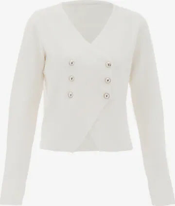 balta NAEMI Kardiganas: priekis