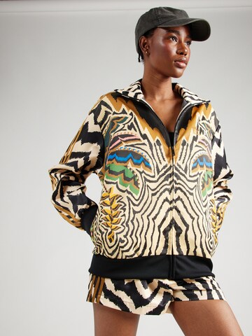 ADIDAS ORIGINALS Sweatvest 'Farm Rio Firebird' in Beige: voorkant