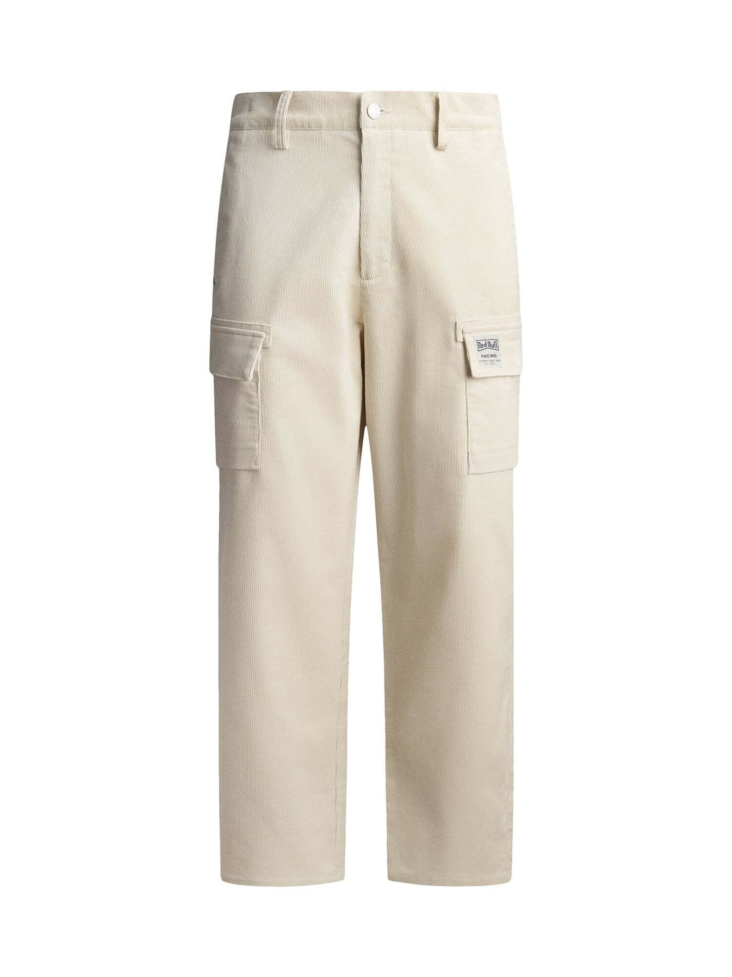 regular Pantaloni cargo di Red Bull Racing x Pepe Jeans in bianco: frontale