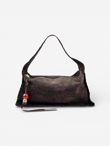 Sac bandoulière 'Emma' Cheval Firenze en marron : devant