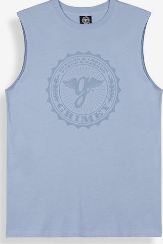 Grimey Koszulka 'Camiseta grimey azul chief watcher sleeveless tee' w kolorze niebieski: przód