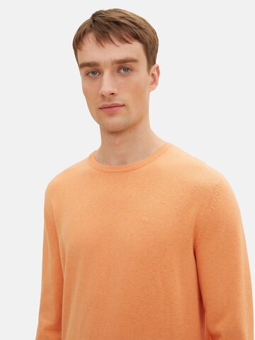 Coupe regular Pull-over TOM TAILOR en orange