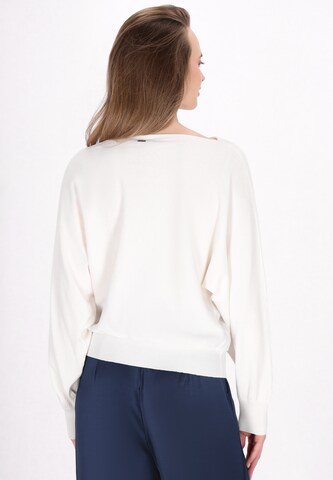 DreiMaster Klassik Свитер 'Classic Look' в Белый