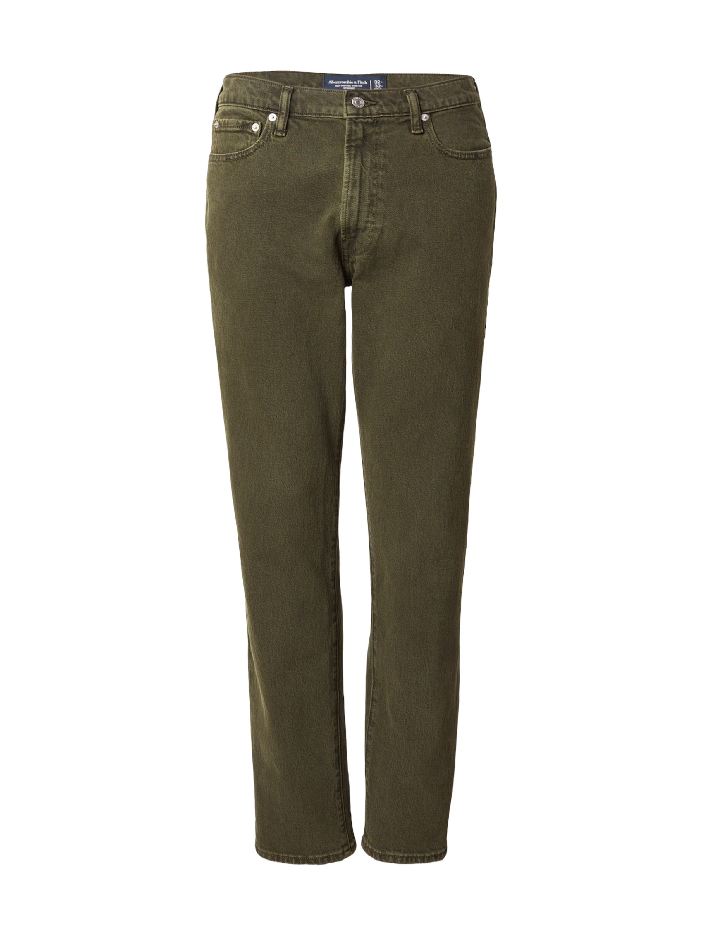Abercrombie & Fitch regular Jeans i grøn: forside