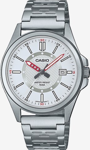 CASIO Analog Watch in Silver: front