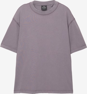 Pull&Bear Shirt in Lila: voorkant