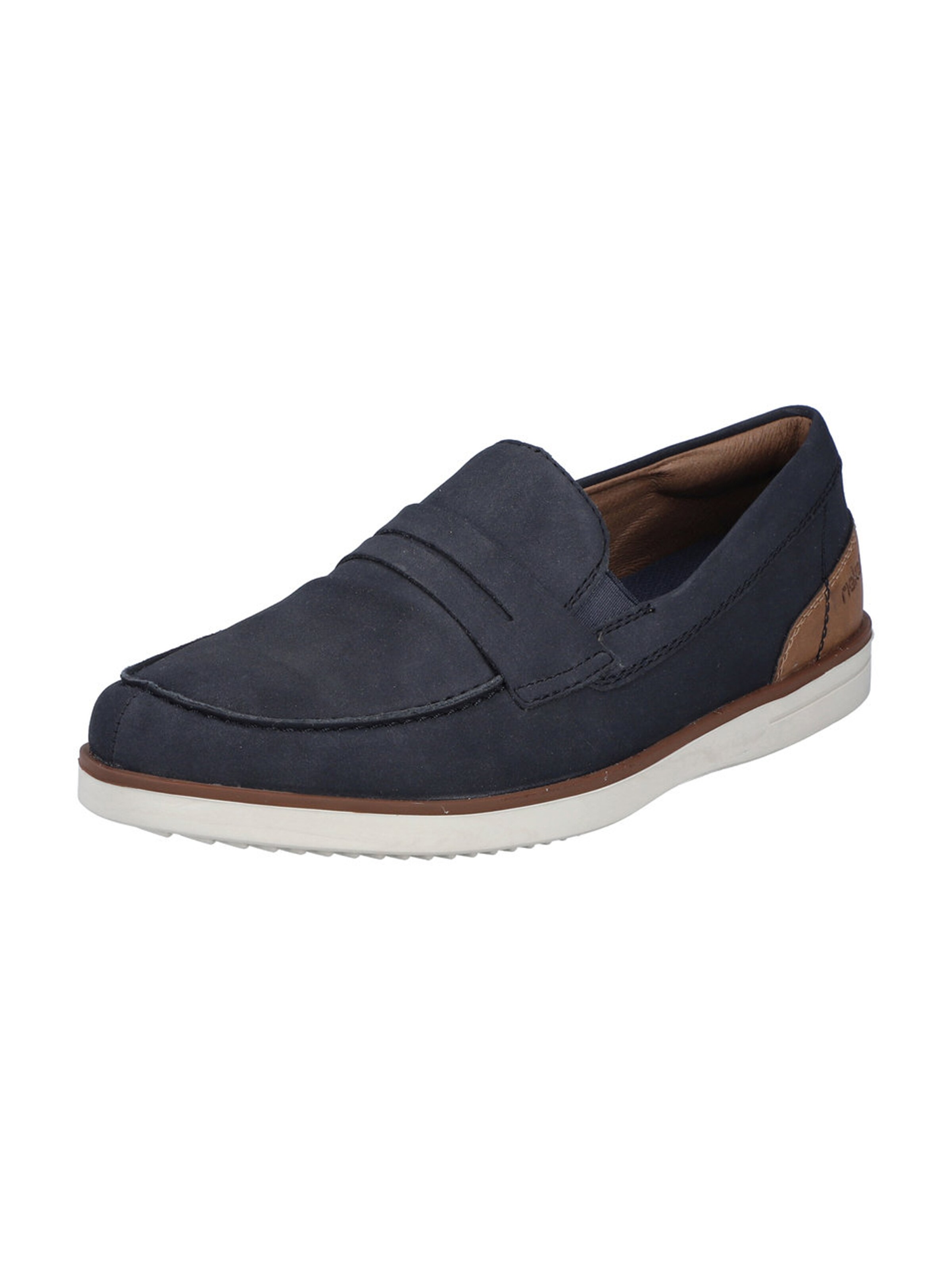 Rieker Moccasins in Blue: front