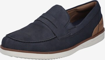 Mocassin Rieker en bleu : devant