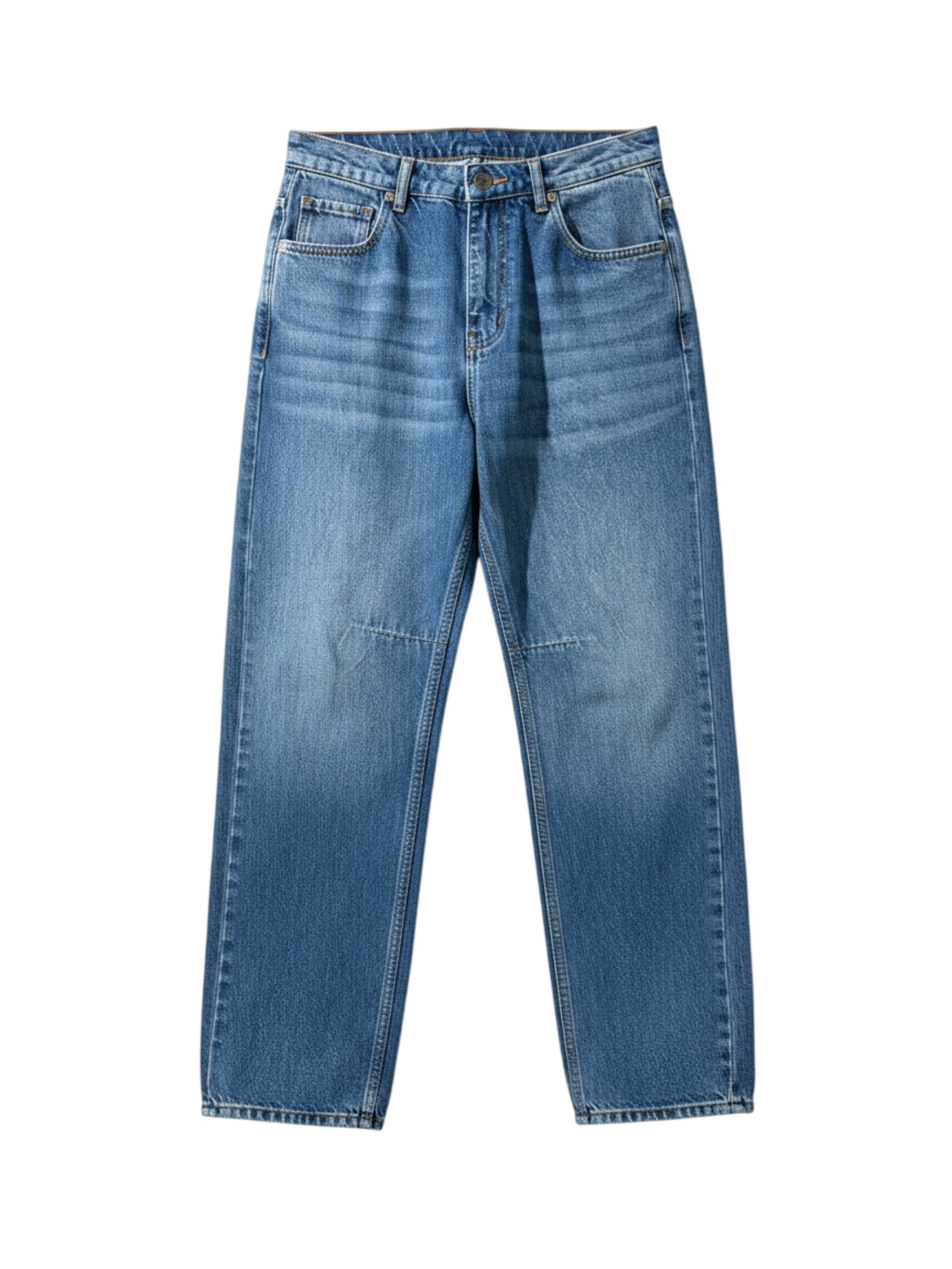 Kleidermafia Jean 'Baggy Stitched Jeans - Blue' en 29 en bleu, Vue avec produit