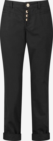 Regular Pantalon chino TAIFUN en noir : devant