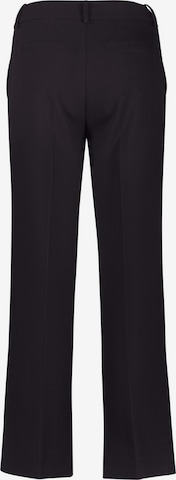 Regular Pantalon à plis zero en noir