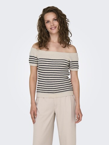 Pull-over 'JDYMaya' JDY en beige : devant