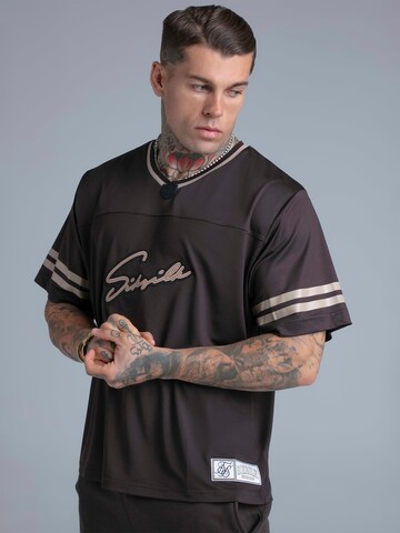 T-Shirt SikSilk en marron