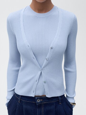 MANGO Stricktop 'BUGAMBI' in Blau