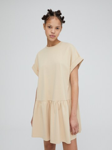 EDITED Kleid 'Cali' (GOTS) in Beige: predná strana