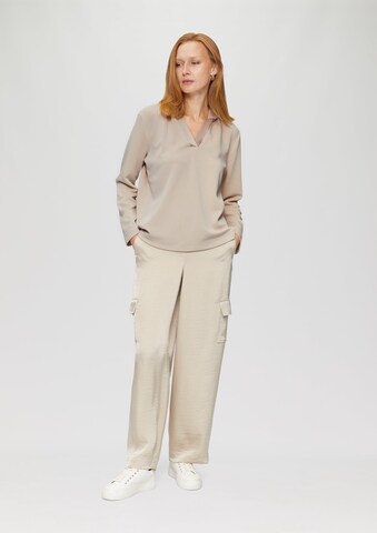 s.Oliver BLACK LABEL Shirt in Beige