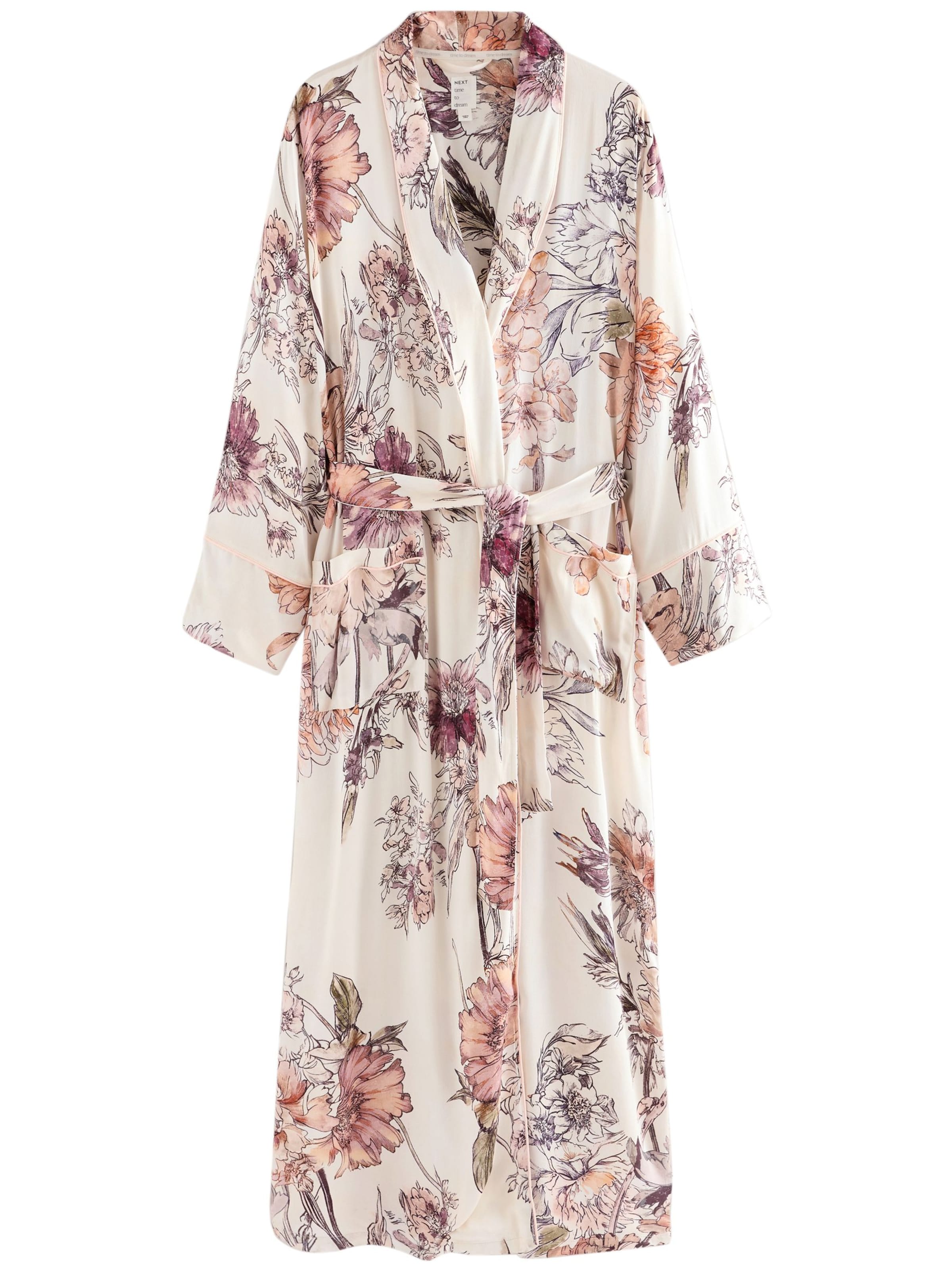 Next Morgenkåbe i pink: forside