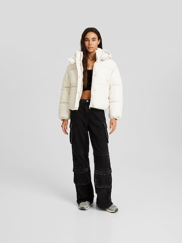 Bershka Between-Season Jacket in Beige