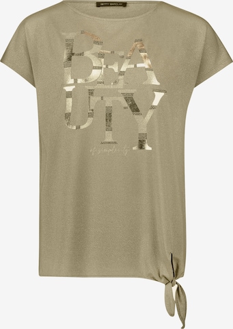 Betty Barclay Halbarm-Shirt mit Knoten in Grün: Vorderseite