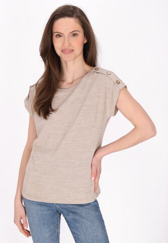 usha BLUE LABEL Top in Beige: Vorderseite