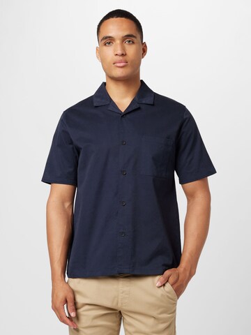 Hailys Men Regular fit Button Up Shirt 'Nixon' in Blue: front