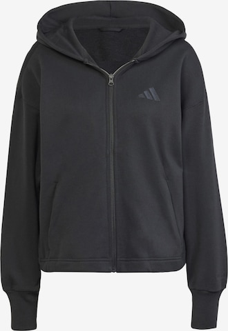 juoda ADIDAS SPORTSWEAR Sportinio tipo megztinis 'ALL SZN': priekis