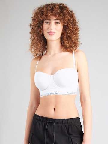Balconnet Soutien-gorge Calvin Klein Underwear en blanc : devant