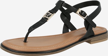 s.Oliver Varvastossut värissä musta: etupuoli