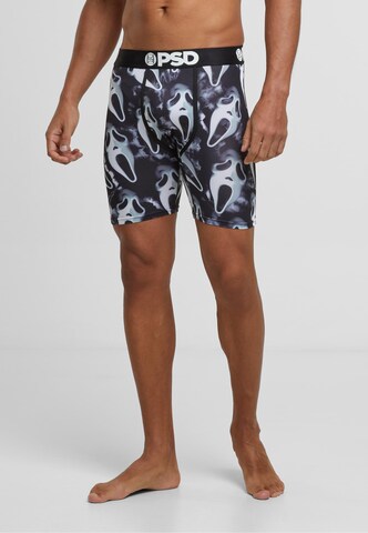 PSD - Calzoncillo boxer 'GHOST FACE DARK' en negro: frente