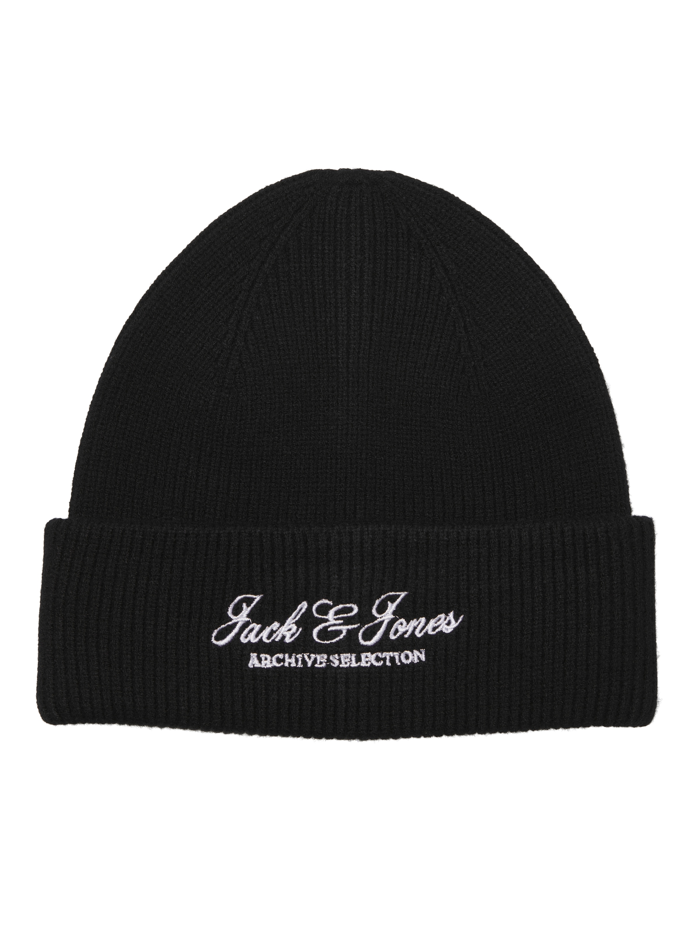 Berretto 'JACNAPA' di JACK & JONES in nero: frontale