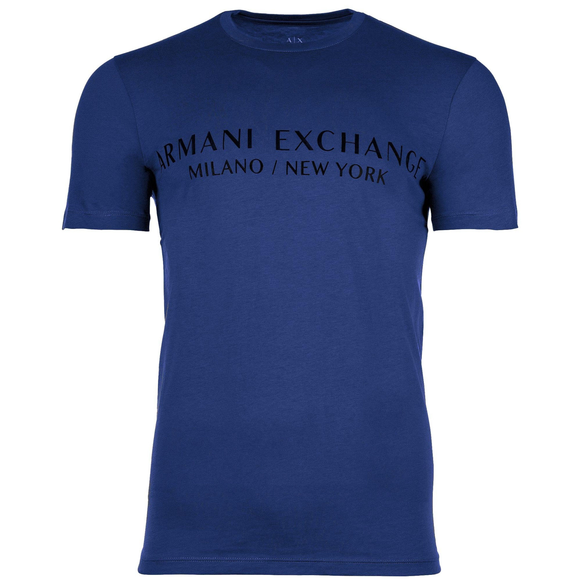 Maglietta di ARMANI EXCHANGE in blu: frontale