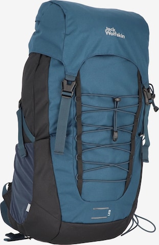 JACK WOLFSKIN Sports Backpack 'Peak Hiker' in Blue